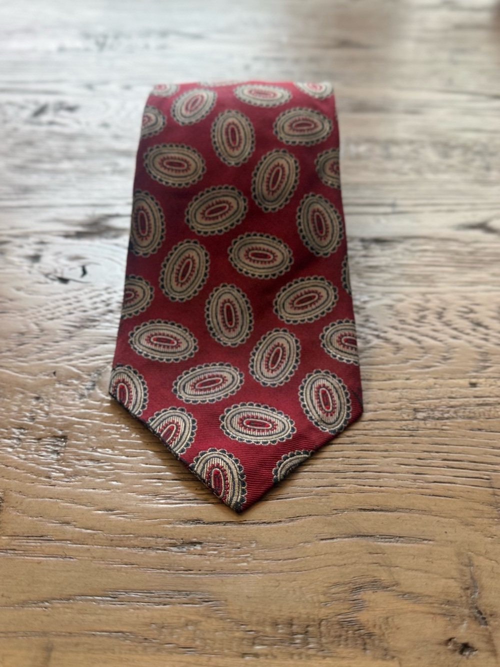 Polo by Ralph Lauren Red Paisley Silk Tie